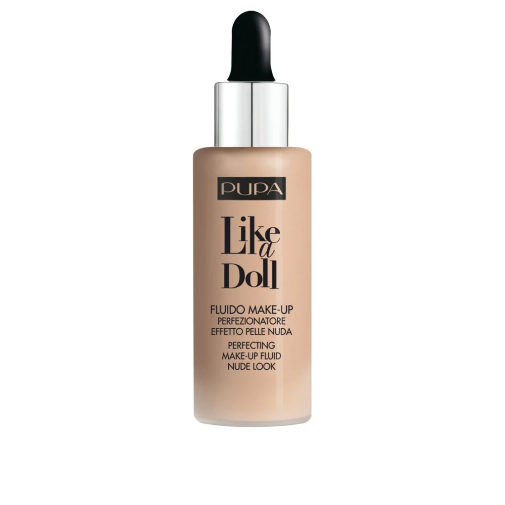 PUPA Milano Like A Doll Make-Up Fluid SPF15 - 020 - Light Beige 3 PUPA Milano Like A Doll Make-Up Fluid SPF15 - 020 - Light Beige